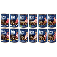 Pakiet Brit Premium By Nature Mix Smaków 12 x 800 g