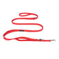 Amiplay Reflective Smycz Regulowana 8in1 Rozmiar M 200-400 x 1,5 cm Czerwona