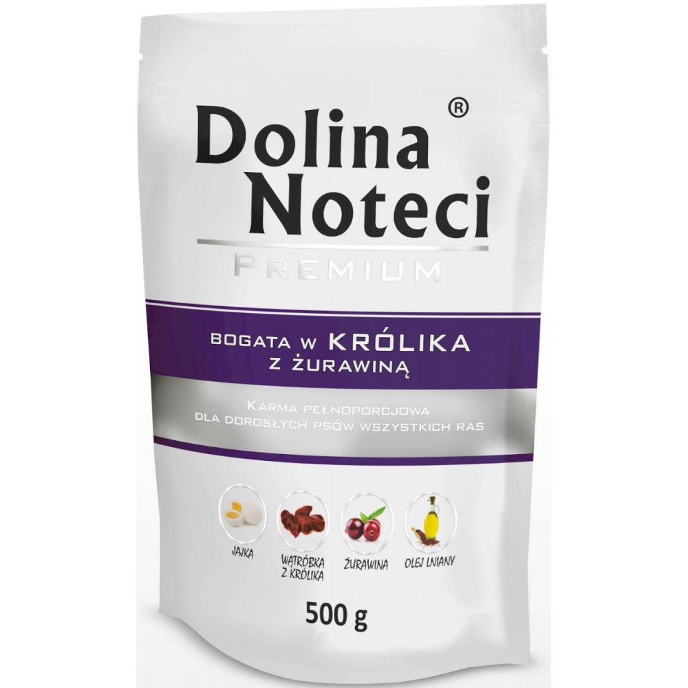 Dolina Noteci Premium Królik z Żurawiną 500 g