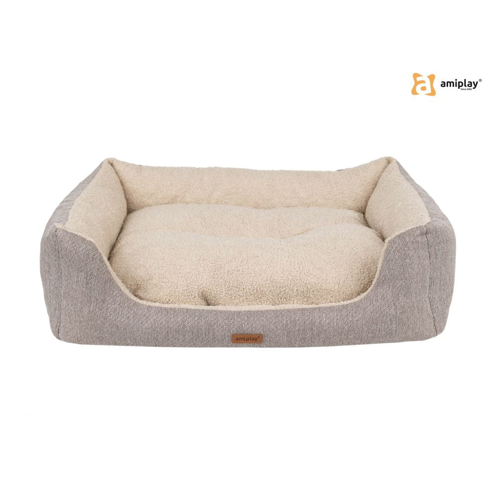 AmiPlay Sofa Malmo Legowisko Dla Psa Rozmiar L Beżowe