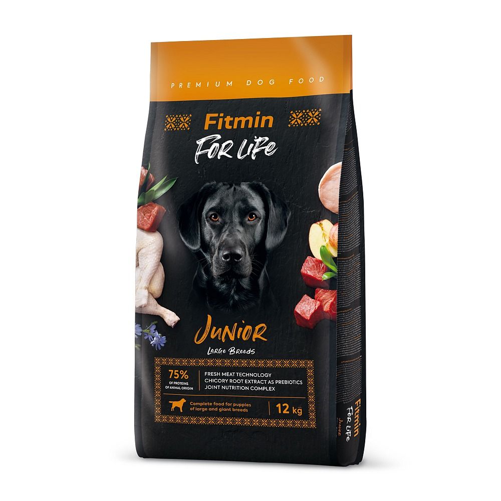 Fitmin Dog For Life Junior Large Breed Karma Dla Szczeniąt Ras Dużych i Olbrzymich 12 kg