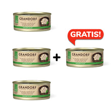 Pakiet Grandorf Chicken Breast Karma Dla Kotów Pierś z Kurczaka 3 x 70 g + 1 Puszka GRATIS!