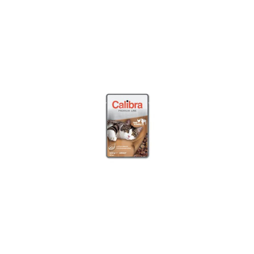 CALIBRA Cat Premium Adult Lamb and Poultry 100g