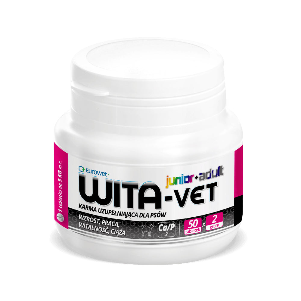 Eurowet Wita - Vet Ca/P = 2 2 g 50 Tabletek