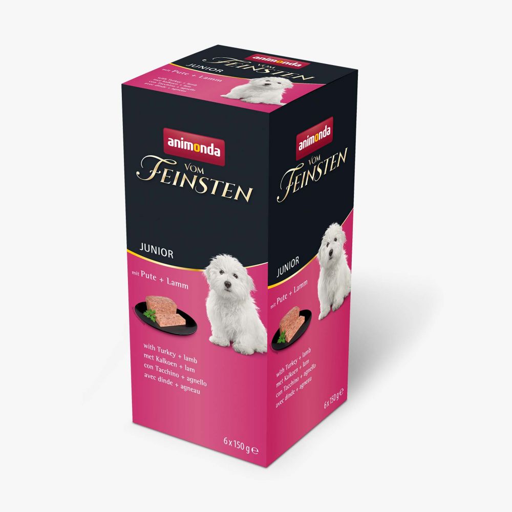 Animonda Vom Fein Indyk Z Jagnięciną Dla Szczeniąt 6 x 150 g