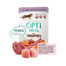 Optimeal For Carnivores Z Jagnięciną, Kurczakiem I Dynią W Galaretce Bezzbożowa 85 g
