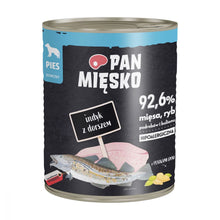 Pan Mięsko Mokra Karma Dla Dorosłych Psów Indyk z Dorszem 800 g
