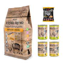 Pakiet Wiejska Zagroda Jagnięcina z Kaczką Mniejsze Rasy 9 kg + 5 GRATISÓW!