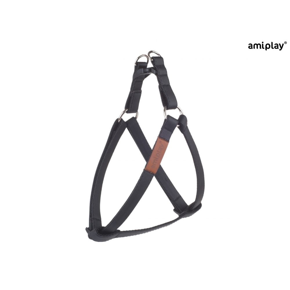 Amiplay Szelki Regulowane Lincoln Czarne Rozmiar M