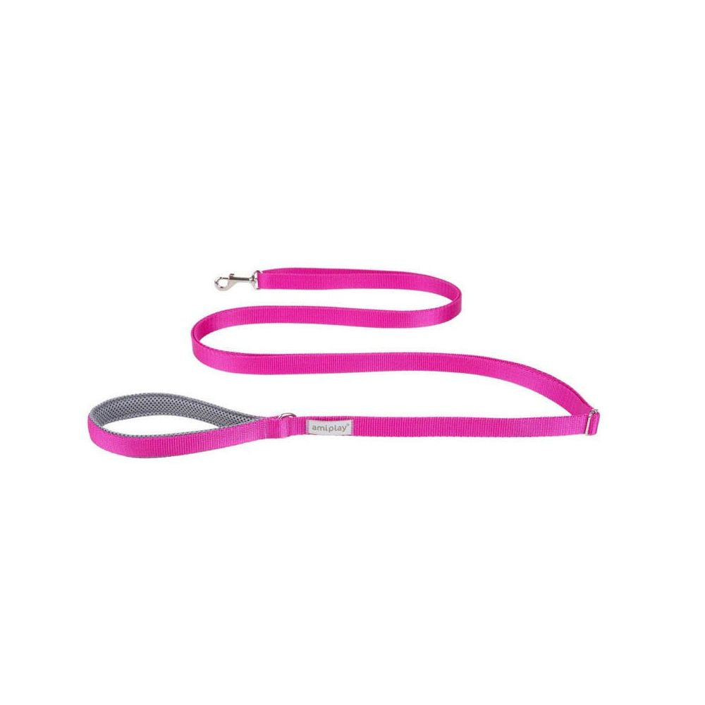 Amiplay Smycz Regulowana Easy Fix Samba Rozmiar S 160-300 cm Różowa