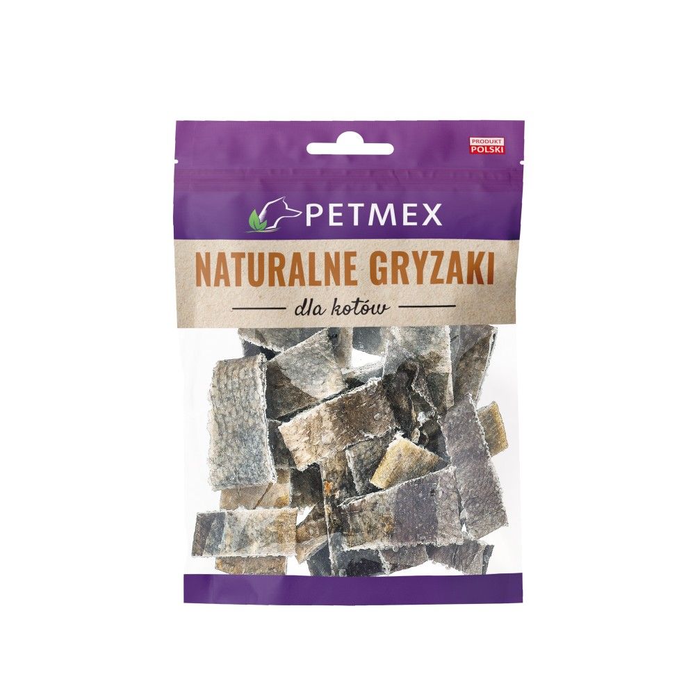 Petmex Skóra z Dorsza Paseczki Przysmak Dla Kota 40 g