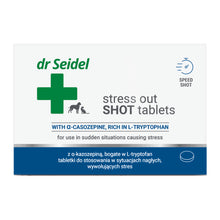 Dr Seidel Stress Out Shot Tabletki w Nagłych Sytuacjach Wywołujących Stres Dla Psów i Kotów 10 tabletek