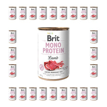 Pakiet Brit Mono Protein Lamb Jagnięcina Mokra Karma Dla Psa 24  x 400 g