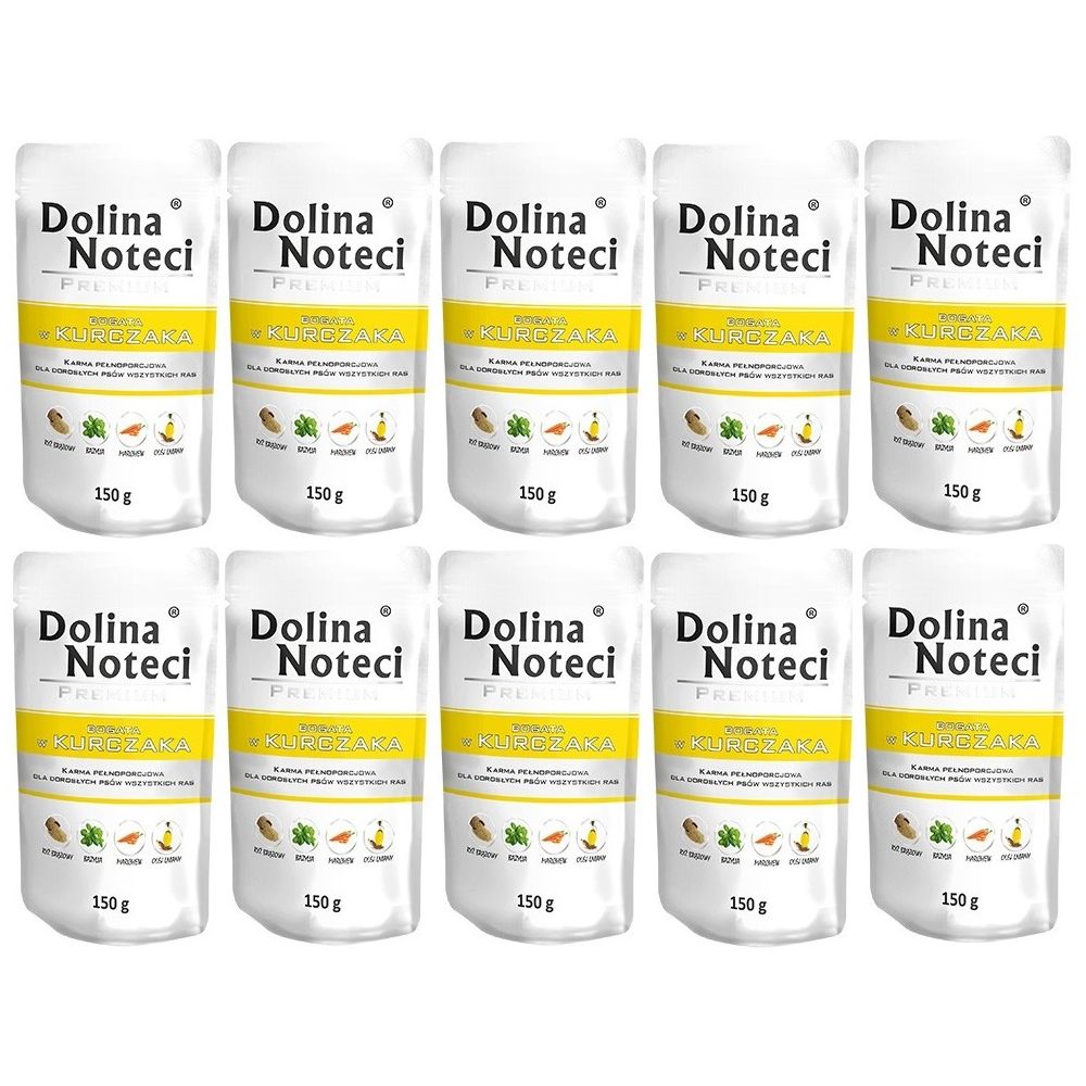 Pakiet Dolina Noteci Premium Bogata w Kurczaka 10 x 150 g