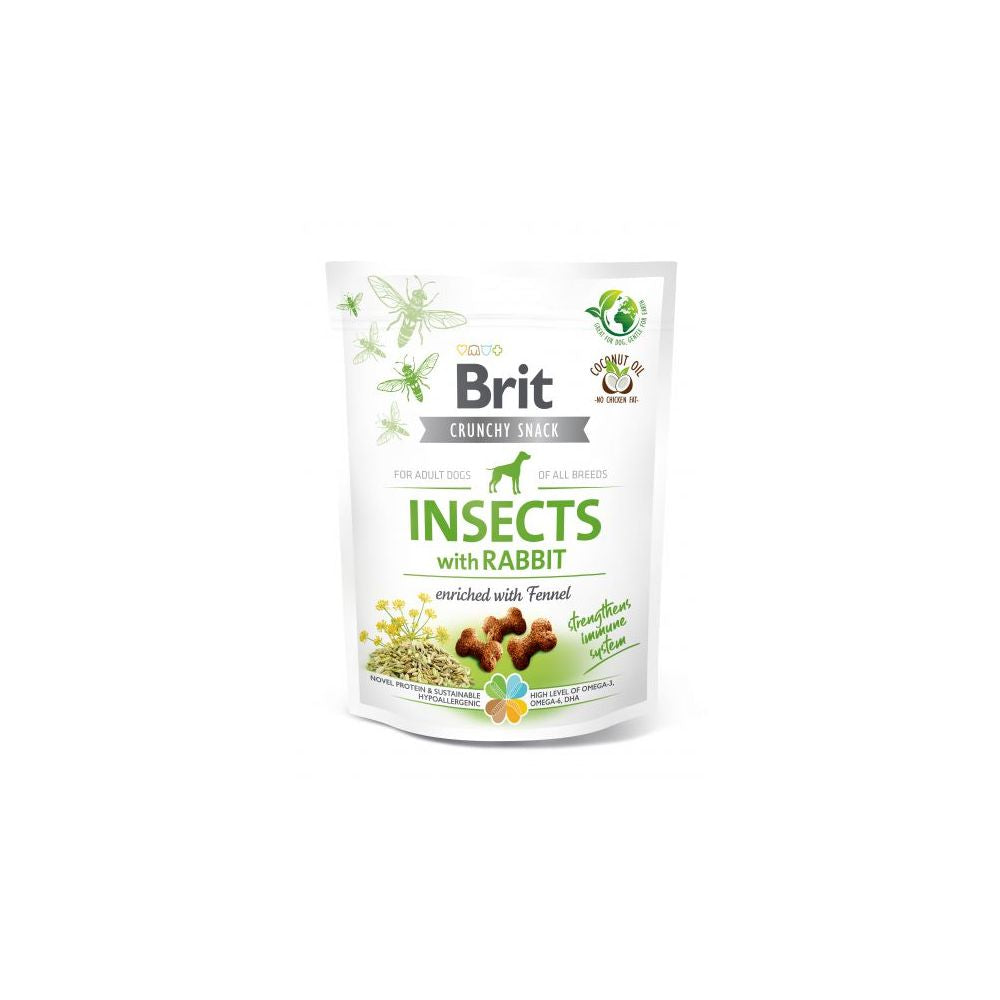 Brit Care Dog Crunchy Cracker Owady, Królik, Koper Włoski Przysmak Dla Psa 200 g