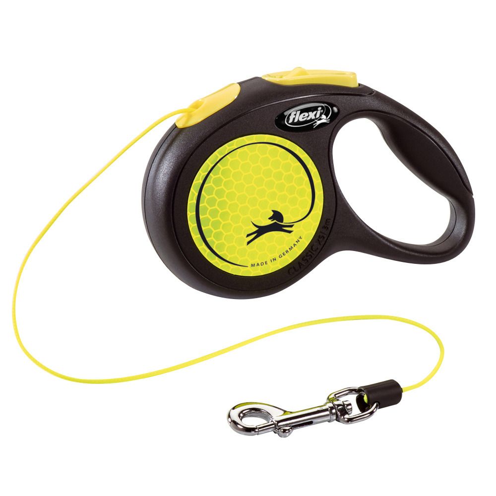 Flexi Smycz New Neon Na Lince 3 Metry Rozmiar XS do 8 kg