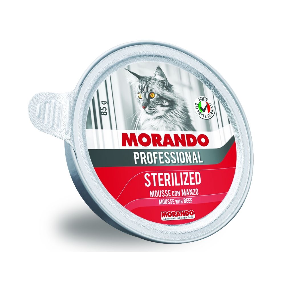 Morando Pro Mus Dla Kota Po Sterylizacji z Wołowiną 85 g