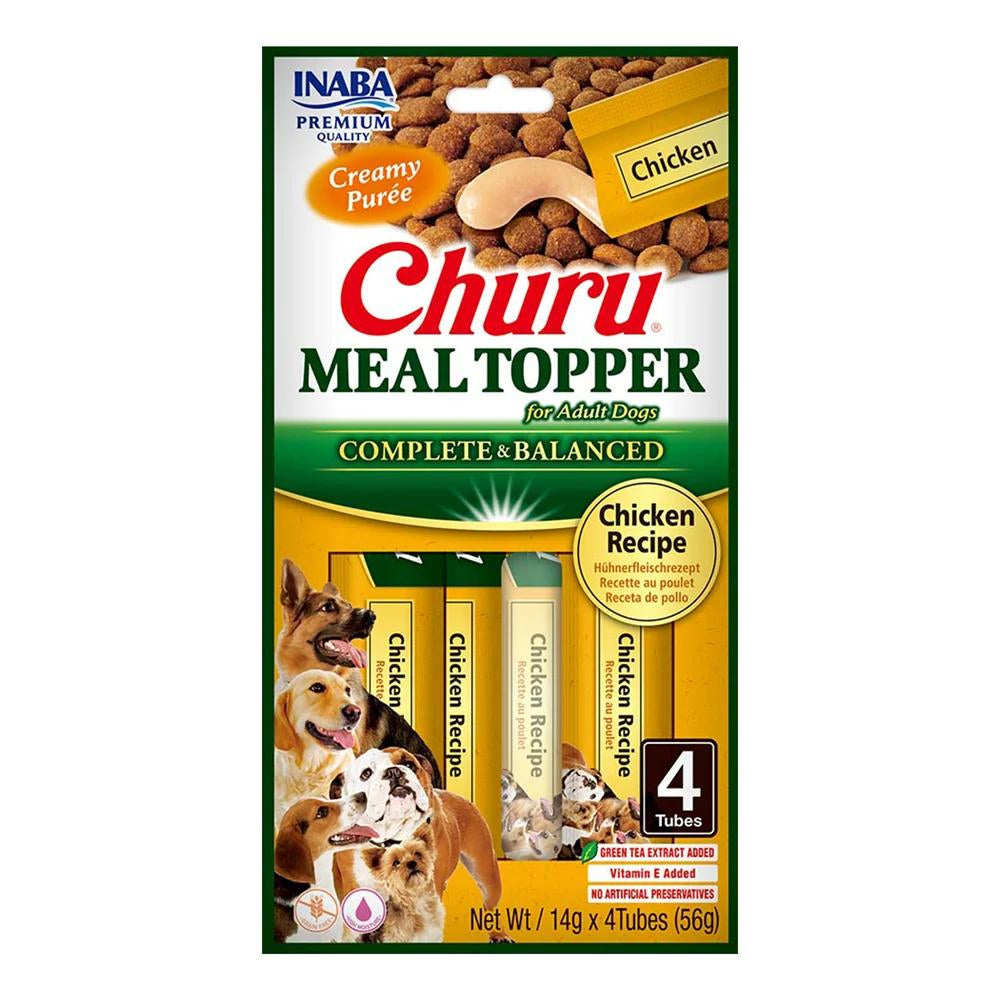 INABA Dog Meal Topper kurczaka 4x14g (56g)