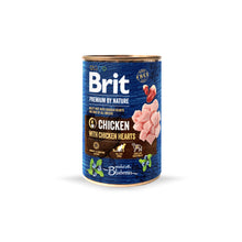 Brit Premium By Nature Chicken With Chicken Hearts Kurczak I Serca Kurczaka Karma Mokra Dla Psów 400 g