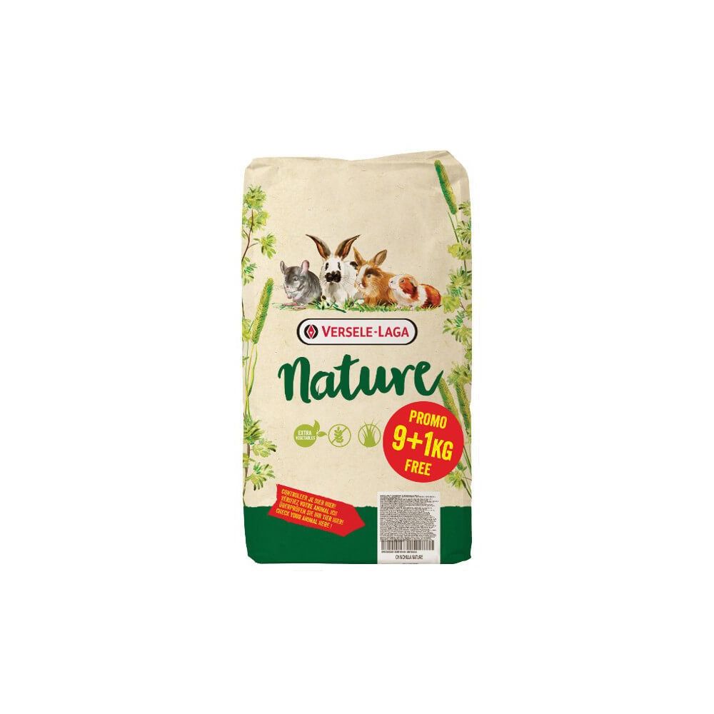 Versele Laga Nature Cuni Mieszanka Dla Królika Miniaturowego 9 kg + 1 kg Gratis