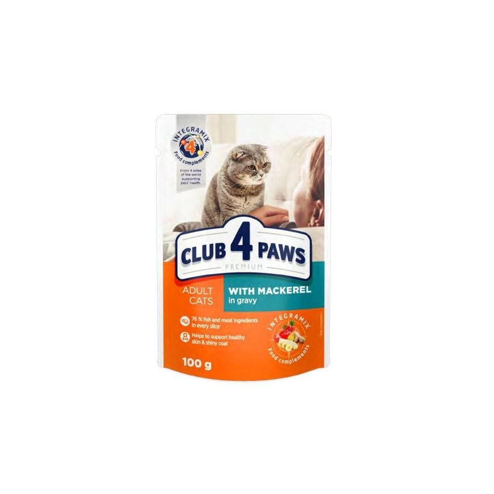 Club 4 Paws Pakiet Makrela W Sosie 20+4 (24 x 100 g)