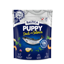BALTICA Karma z kaczką i łososiem dla szczeniąt M/L 1kg