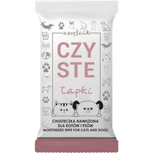 Chusteczki Nawilżane Dla Psów i Kotów Czyste Łapki 50 Sztuk