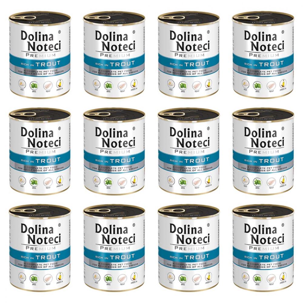 Pakiet Dolina Noteci Premium Bogata w Pstrąga 12 x 800 g