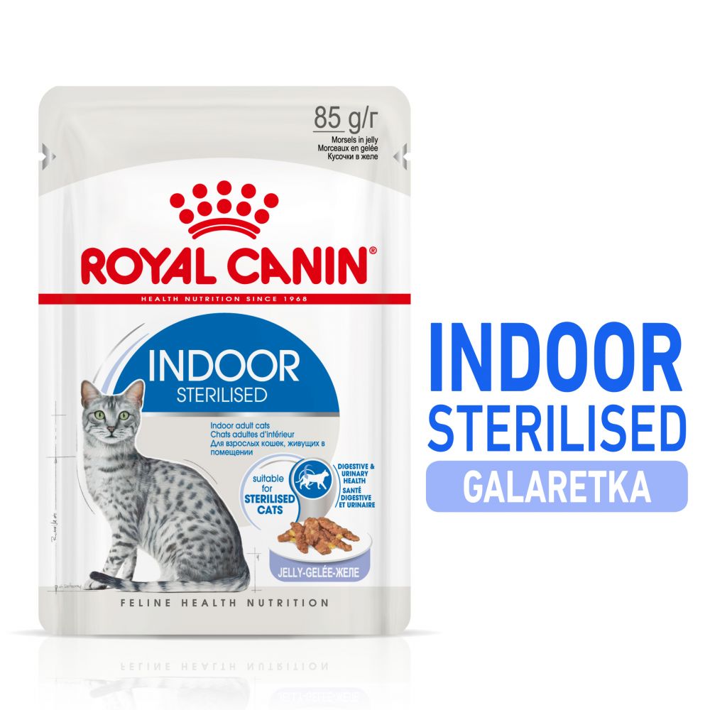 ROYAL CANIN Indoor Sterilised Jelly saszetka 85 g