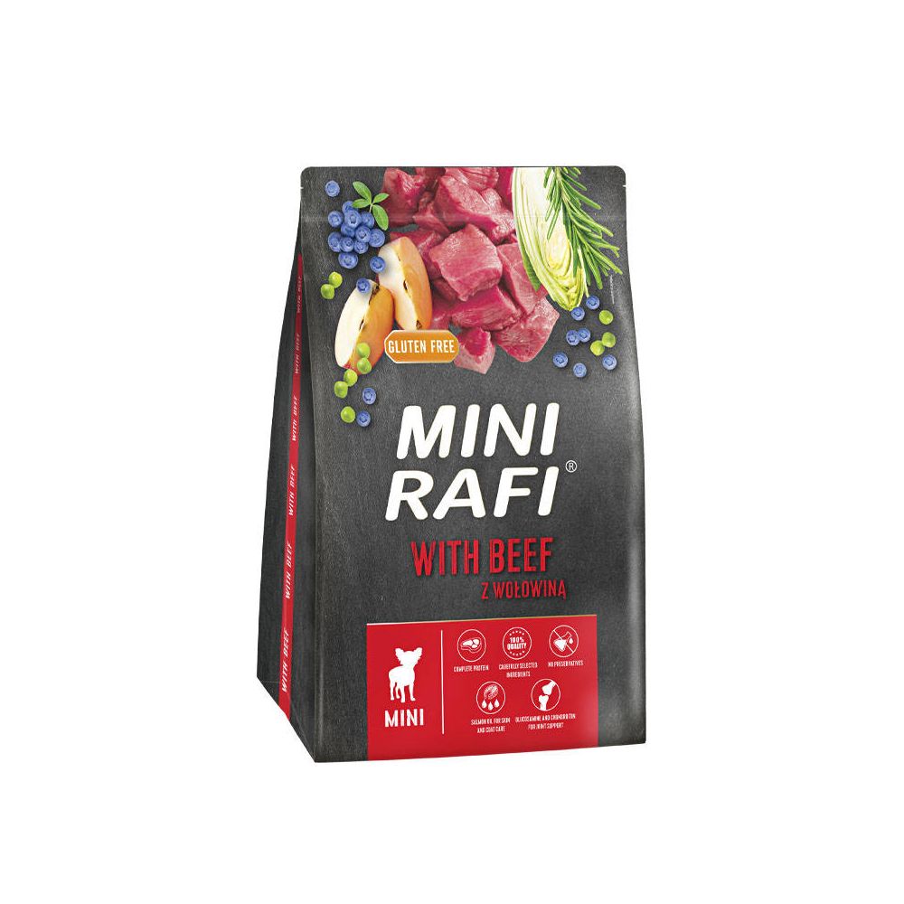 Dolina Noteci Rafi Mini Sucha Karma Dla Dorosłych Psów Małych Ras z Wołowina&#808; 3 kg