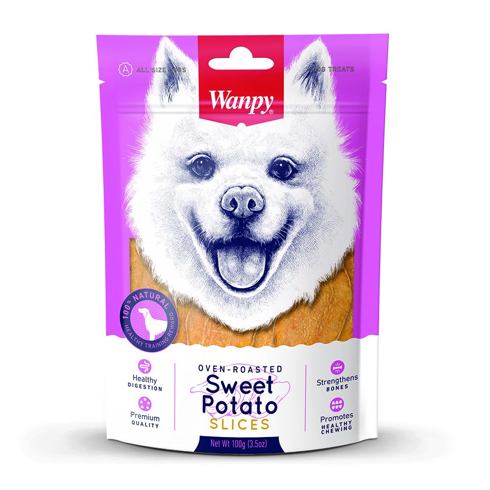 Wanpy Sweet Potato Slices Batat Przekąska Dla Psa 100 g