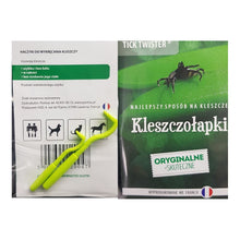 Kleszczołapki Tick Twister  Haczyki Do Wykręcania Kleszczy 2 sztuki