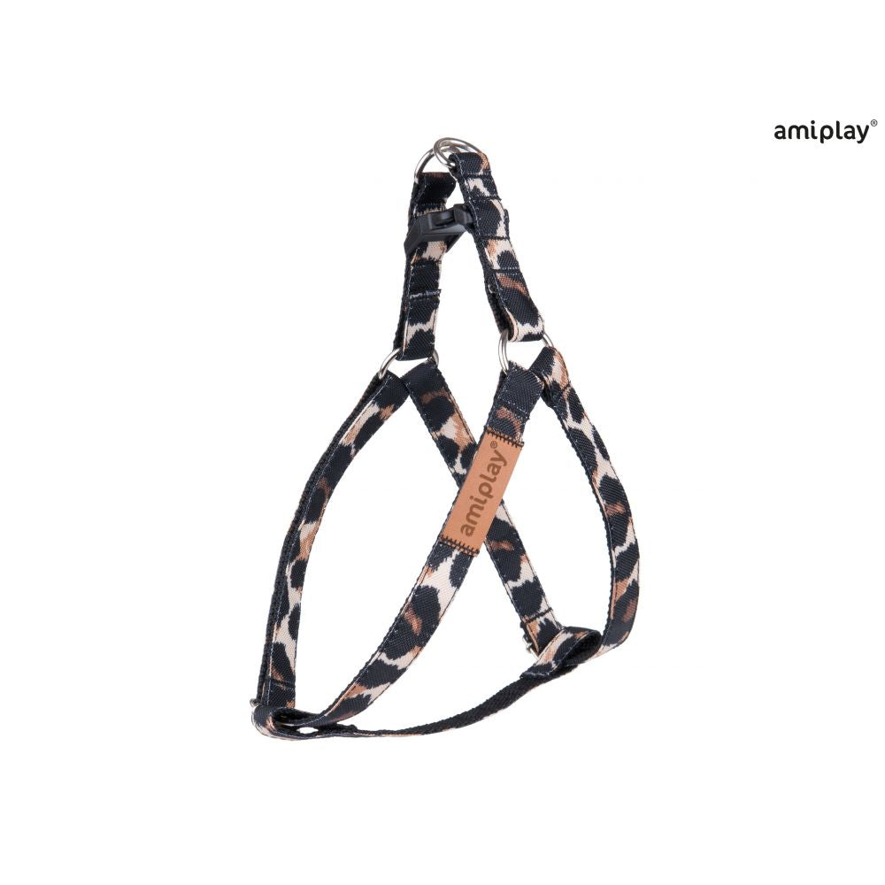 Amiplay Szelki Regulowane Dla Psa Safari Panterka Rozmiar M