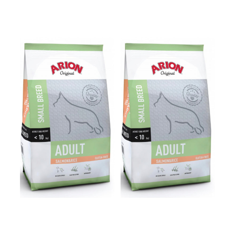 Pakiet Arion Original Salmon & Rice Łosoś & Ryż Small Adult Karma Dla Dorosłych Psów Małych Ras 2 x 3 kg
