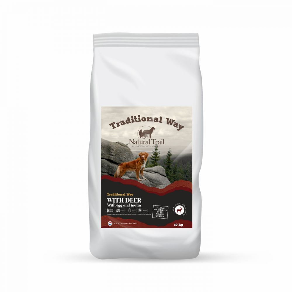 Natural Trail Traditional Way Deer Sucha Karma Dla Dorosłych Psów Z Jeleniem 10 kg
