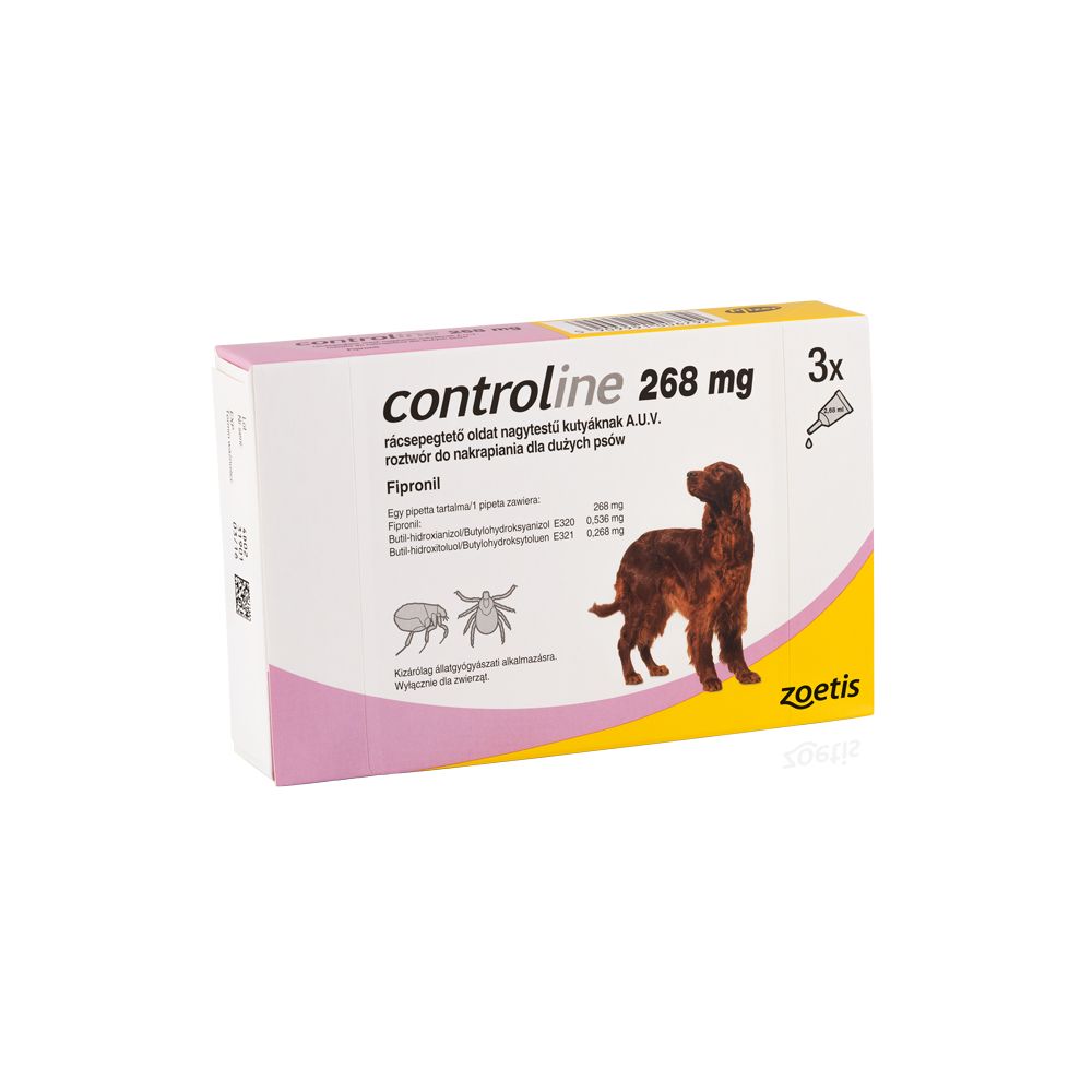 Controline 268 mg Duże Psy 3 Pipety