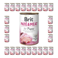 Pakiet Brit Pate & Meat for Puppy Mokra Karma Dla Szczeniąt 24 x 400 g