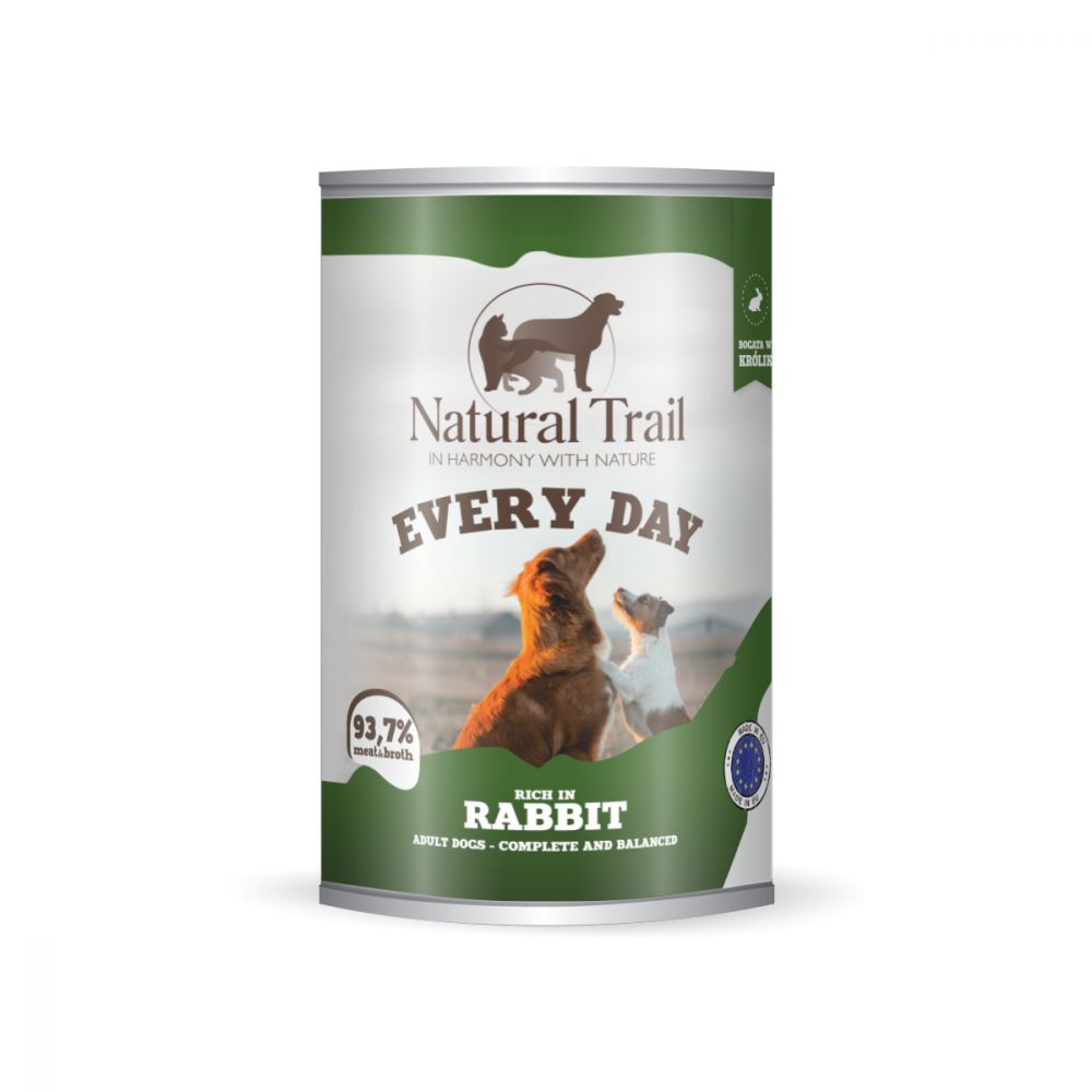 Natural Trail Every Day Mokra Karma Dla Psa Bogata w Królika 400 g