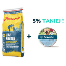 Pakiet Josera High Energy Adult Active 15 kg + Foresto dla Psa powyżej 8 kg 5% TANIEJ
