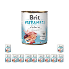Pakiet Brit Pate & Meat Salmon Łosoś Mokra Karma Dla Psa 12 x 800 g