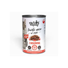 Bult Tuf Tuf Kawałki Mięsne z Wołowiną w Sosie Karma Dla Kota 415 g