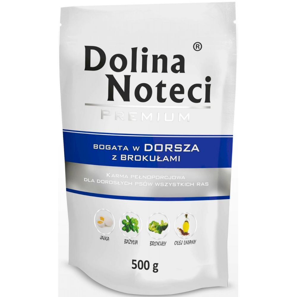 Dolina Noteci Premium Dorsz z Brokułami 500 g