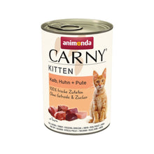 Animonda Carny Kitten Cielęcina, Kurczak i Indyk Dla Kociąt 400 g