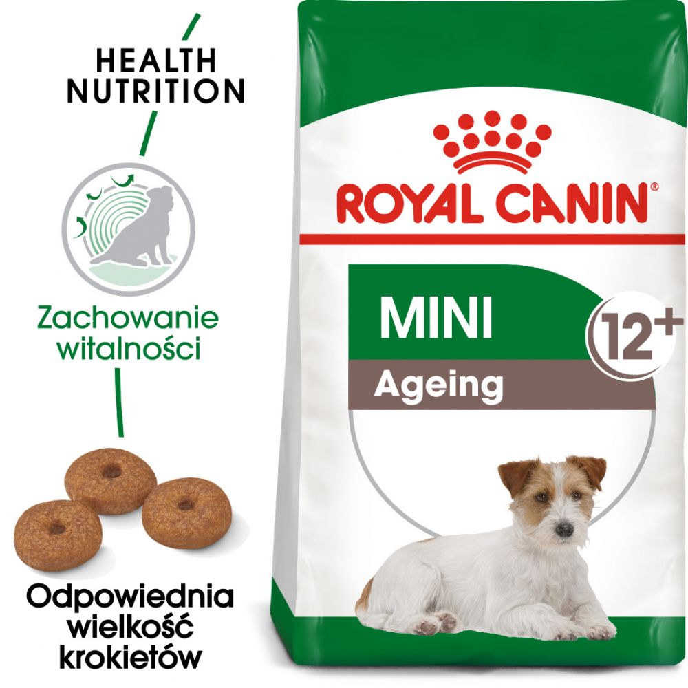 ROYAL CANIN Mini Adult 12+ karma sucha dla psów dojrzałych po 12 roku życia, ras małych 800 g