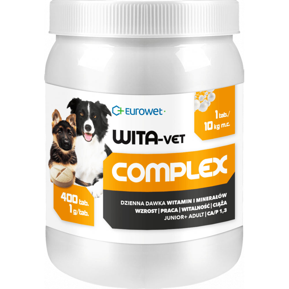 Eurowet Wita - Vet  Ca/P = 1,3 400 Tabletek