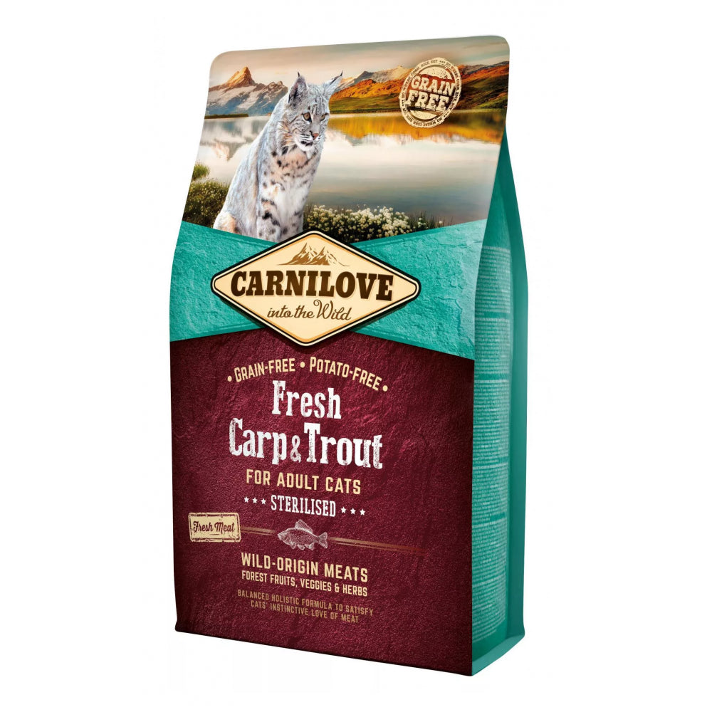 Brit Carnilove Fresh Carp & Trout Karp Pstrąg Sterilised Cats Karma Dla Kota 2 kg
