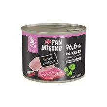 Pan Mięsko Kurczak z cielęciną (kociak) 200g karma mokra dla kociąt