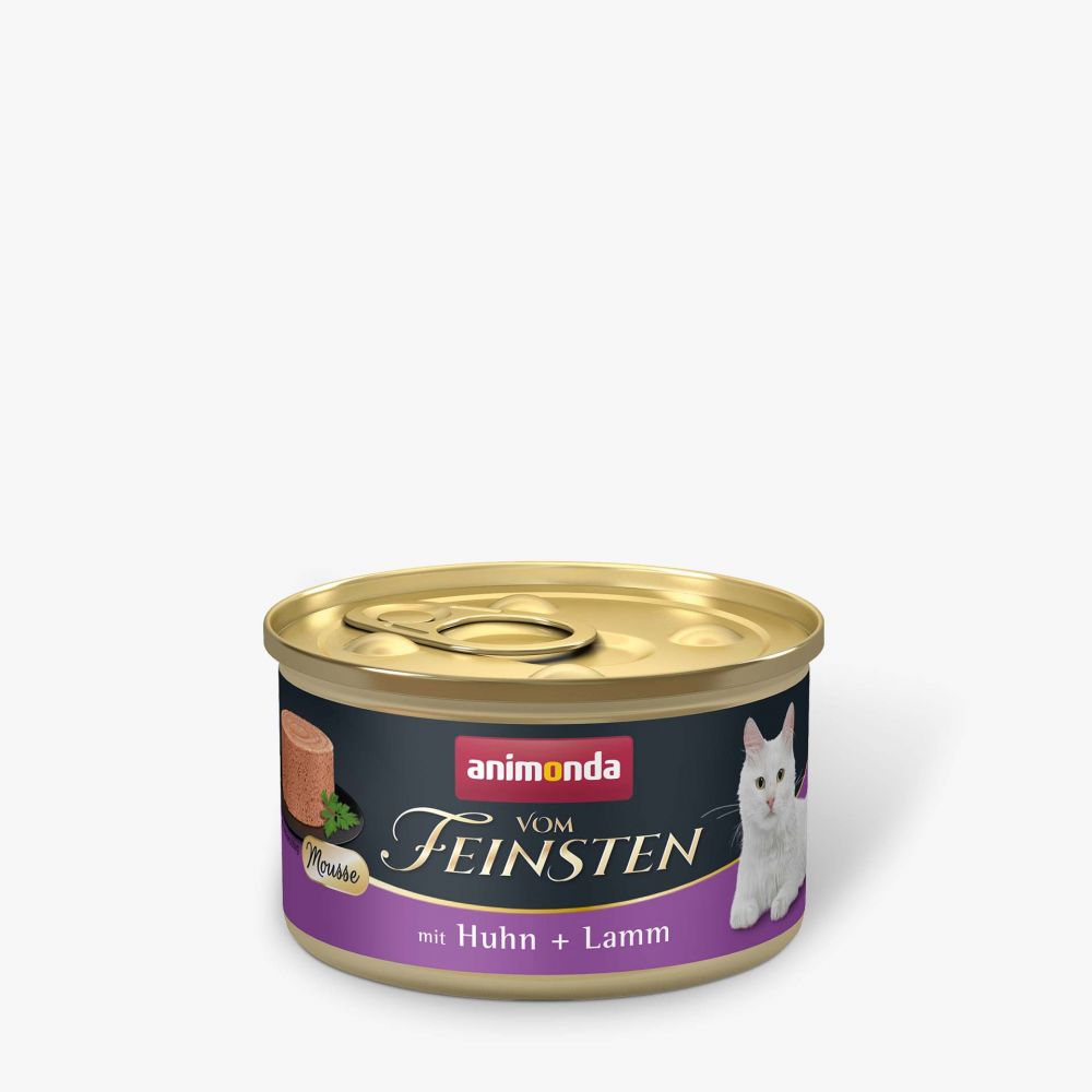 Animonda Vom Feinsten Adult Mousse z Kurczakiem i Jagnięciną Dla Kota 85 g