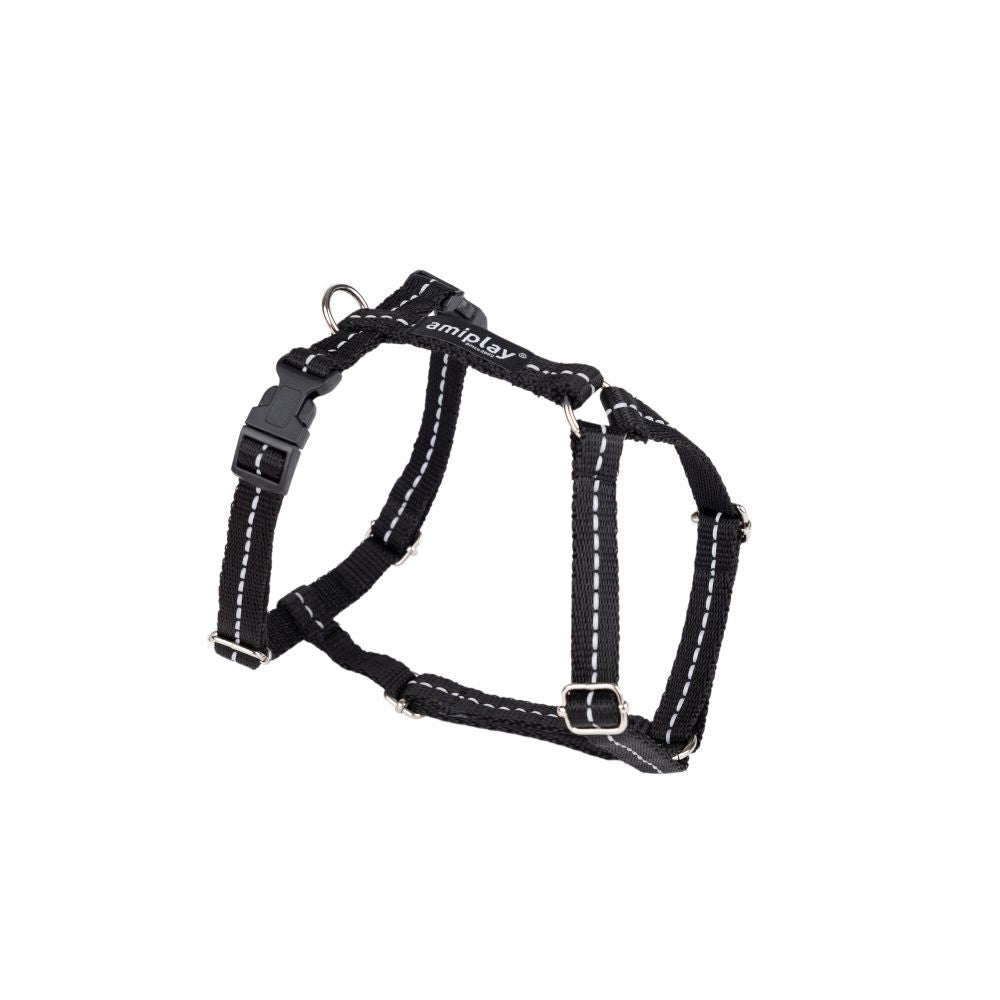Amiplay Reflective Szelki Regulowane Guard Rozmiar M Czarne