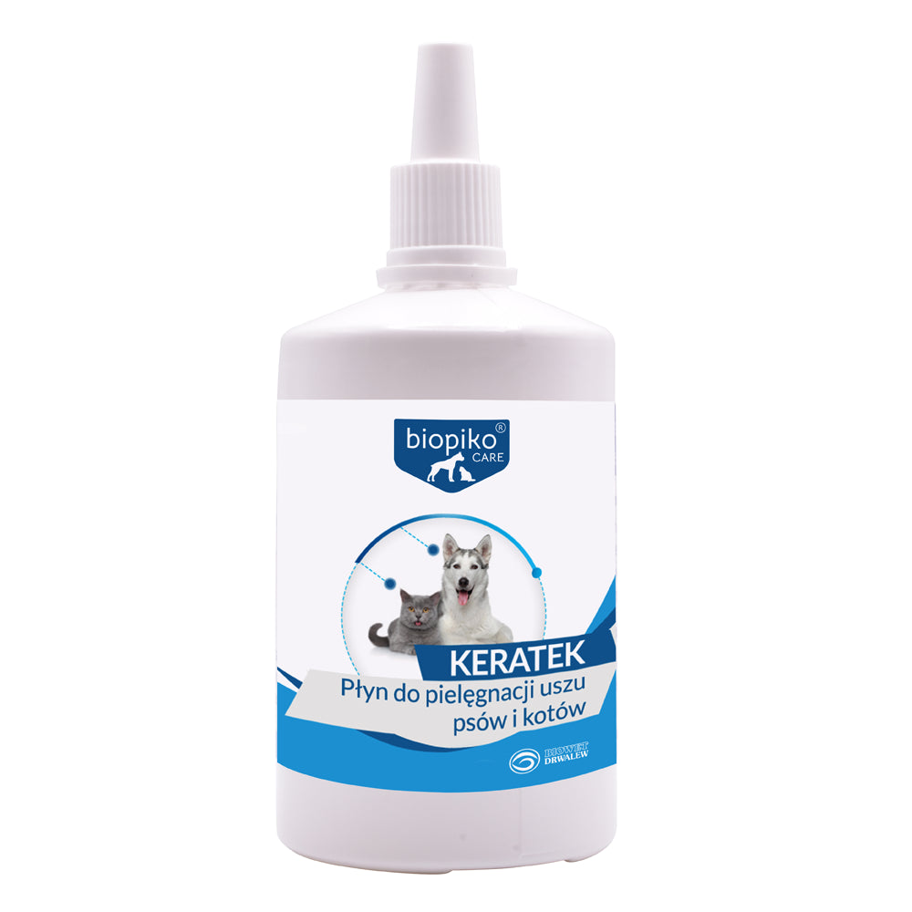 Biopiko Care Keratek Płyn Do Uszu Dla Psa i Kota 100 ml